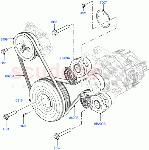 Part Diagram for Land Rover LR100930