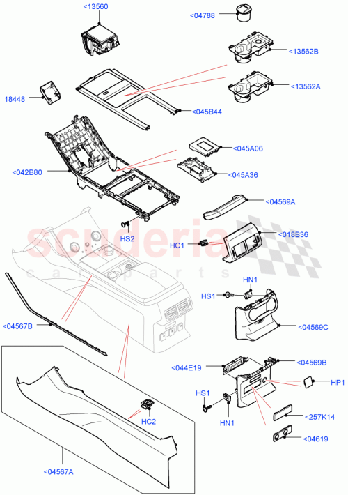 Part Diagram for Land Rover LR091917