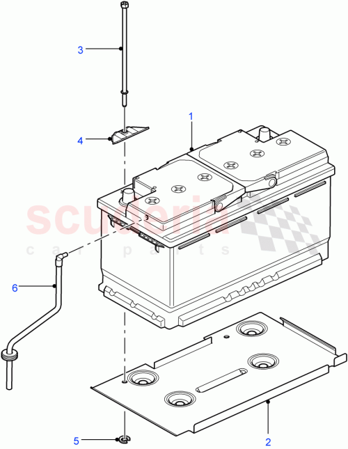 Part Diagram for Land Rover YGJ500050