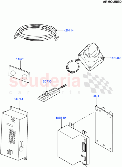 Part Diagram for Land Rover LR057660