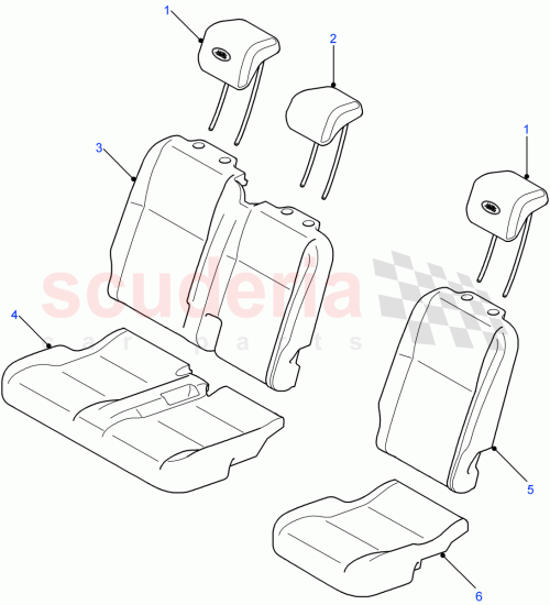 Part Diagram for Land Rover LR009429