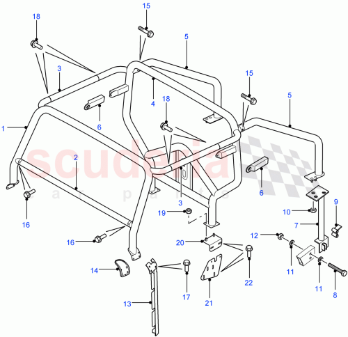 Part Diagram for Land Rover EIO500030