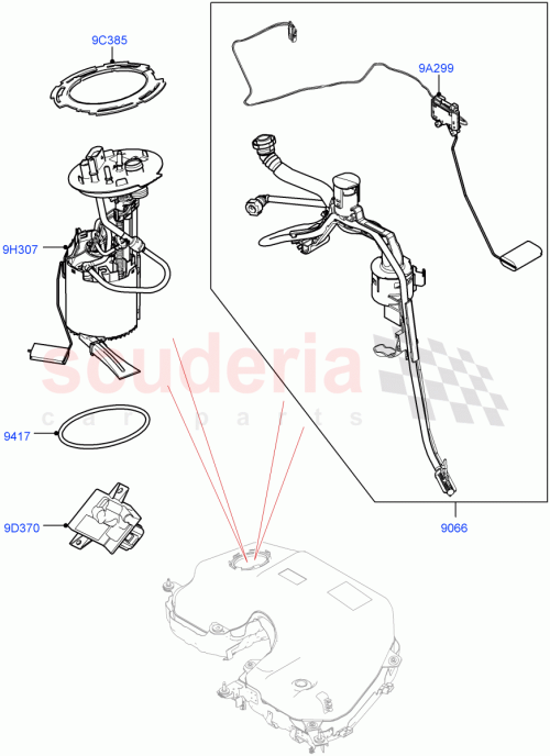 Part Diagram for Land Rover LR088560