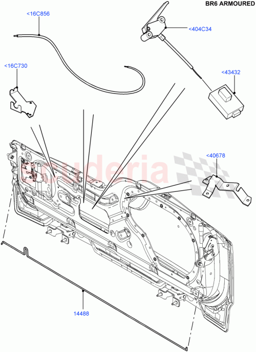 Part Diagram for Land Rover LR038093