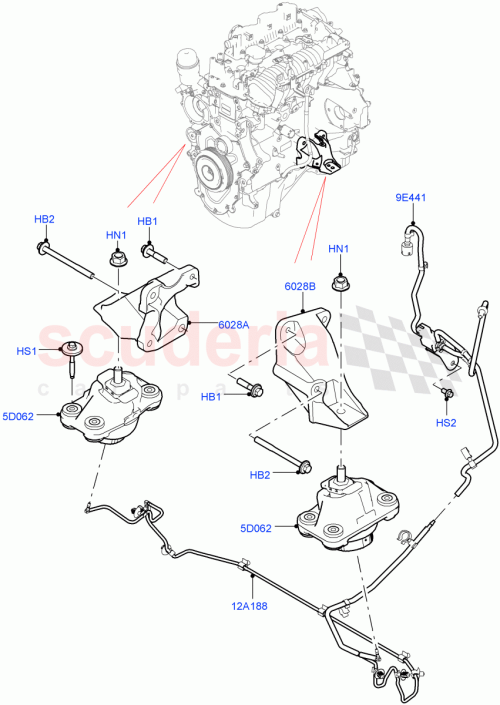 Part Diagram for Land Rover LR081533