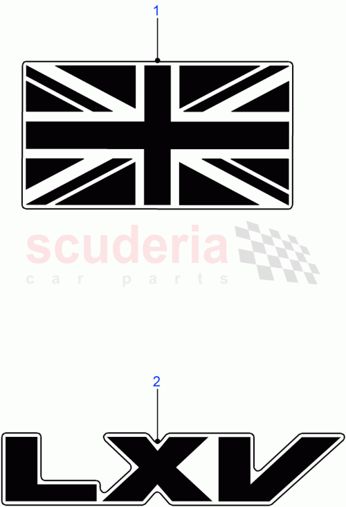 Part Diagram for Land Rover LR051774