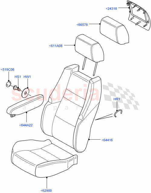 Part Diagram for Land Rover LR016920