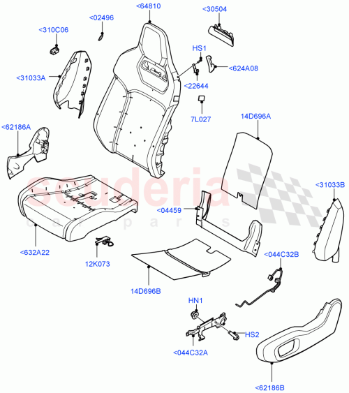Part Diagram for Land Rover LR095698