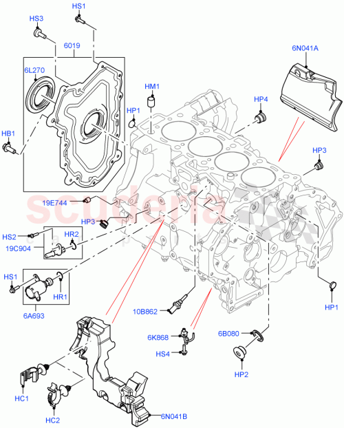 Part Diagram for Land Rover LR073665