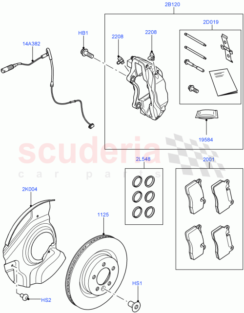 Part Diagram for Land Rover LR016684