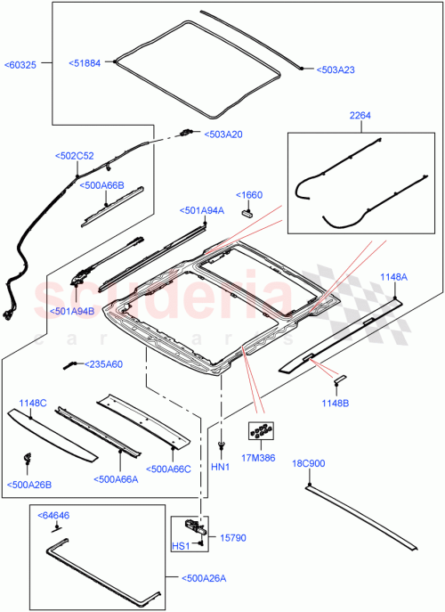 Part Diagram for Land Rover LR153463