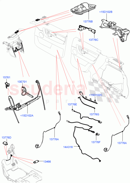 Part Diagram for Land Rover LR126641