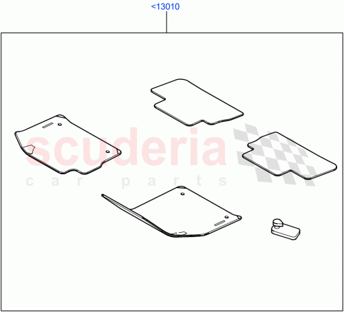 Part Diagram for Land Rover VPLVS0308