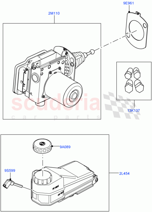 Part Diagram for Land Rover LR154168