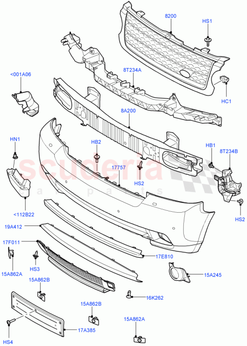 Part Diagram for Land Rover LR015238