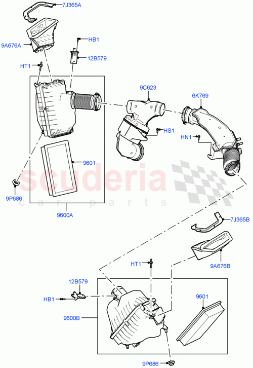 Part Diagram for Land Rover 113123474
