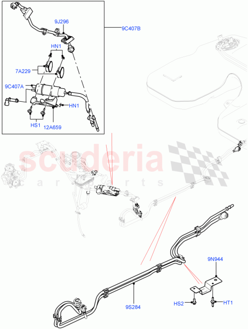 Part Diagram for Land Rover LR036780