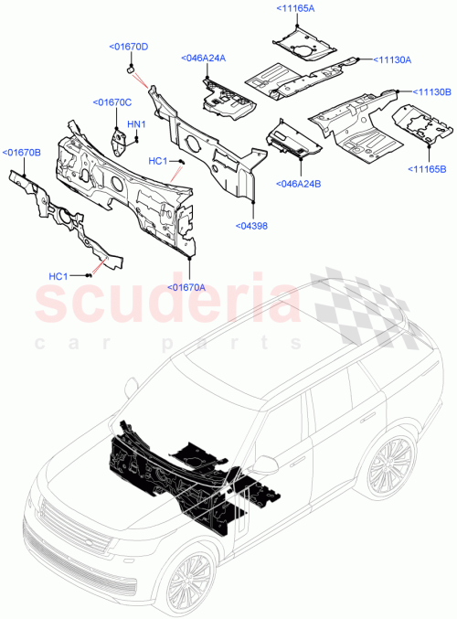 Part Diagram for Land Rover LR150466