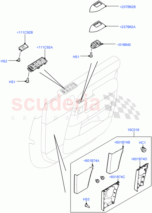 Part Diagram for Land Rover LR058072
