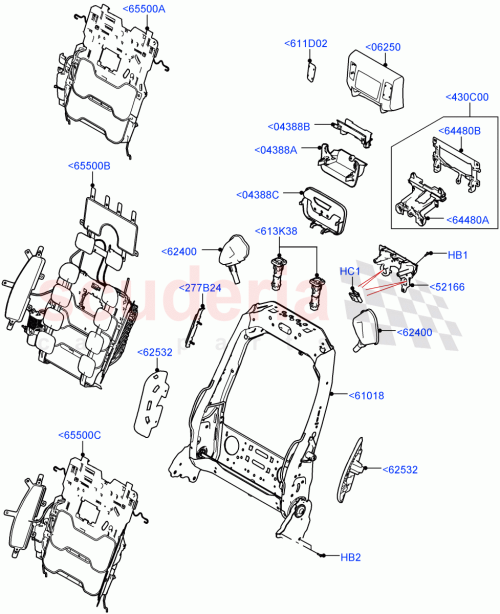 Part Diagram for Land Rover LR151162