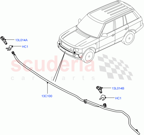 Part Diagram for Land Rover LR010791