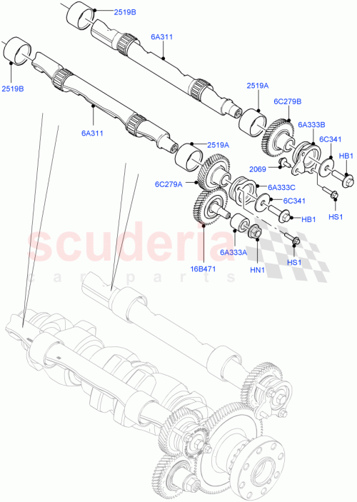 Part Diagram for Land Rover LR139692