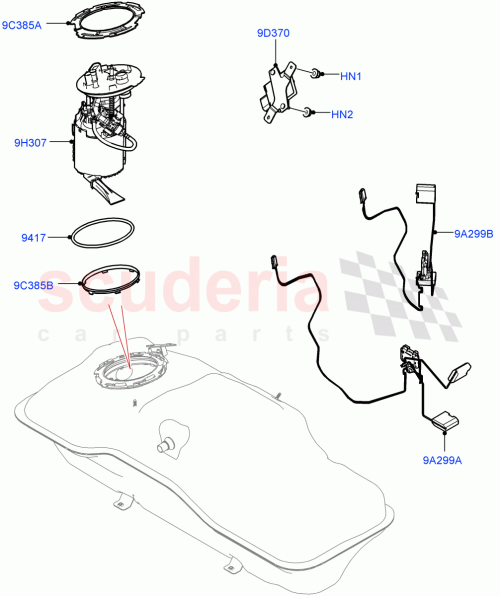 Part Diagram for Land Rover LR134854