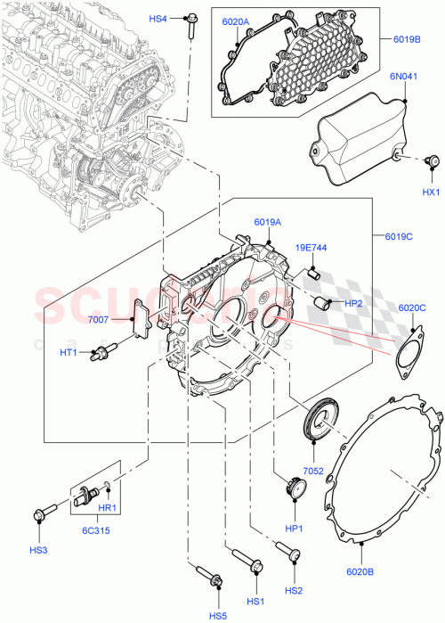 Part Diagram for Land Rover LR125594