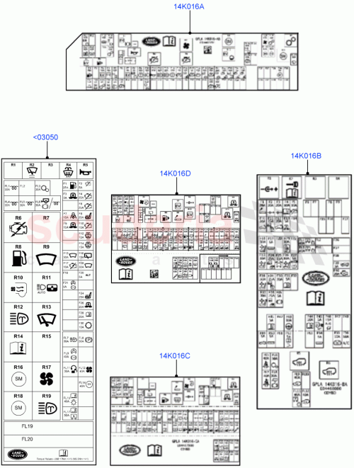 Part Diagram for Land Rover LR041249