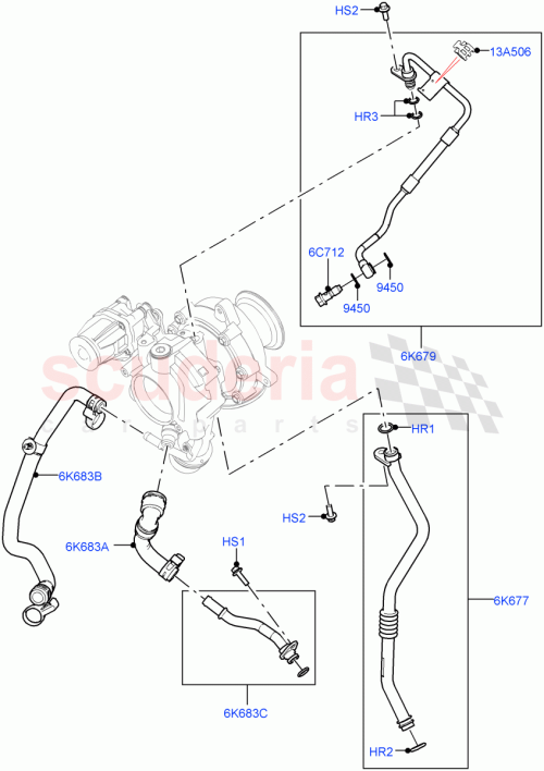 Part Diagram for Land Rover LR141105
