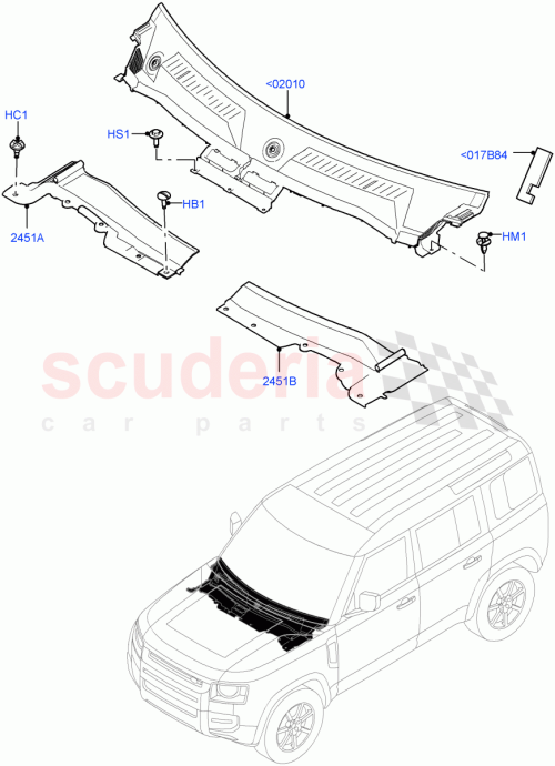 Part Diagram for Land Rover LR132397
