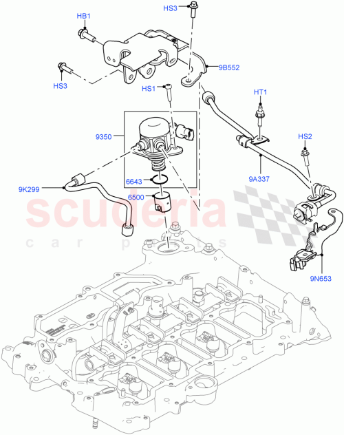 Part Diagram for Land Rover LR129378