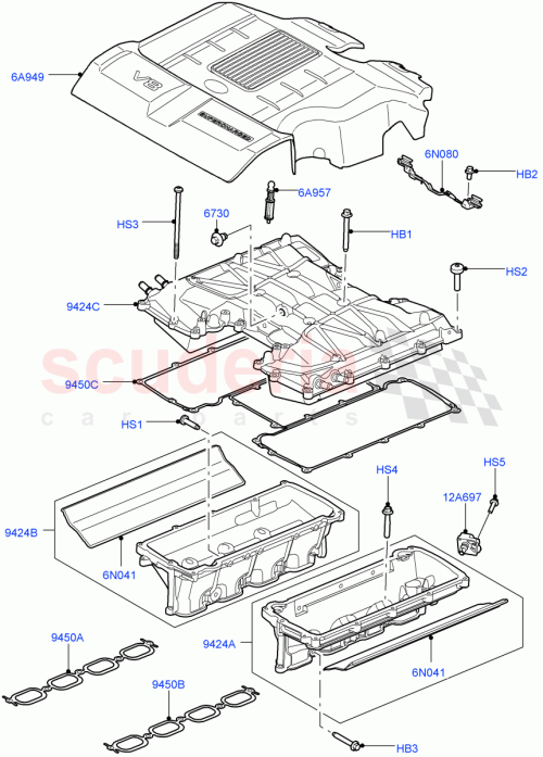 Part Diagram for Land Rover LR010730