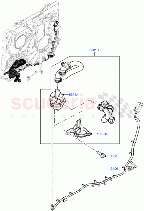 Part Diagram for Land Rover LR136756