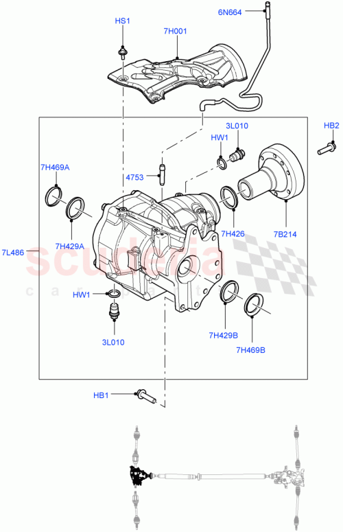 Part Diagram for Land Rover LR035403