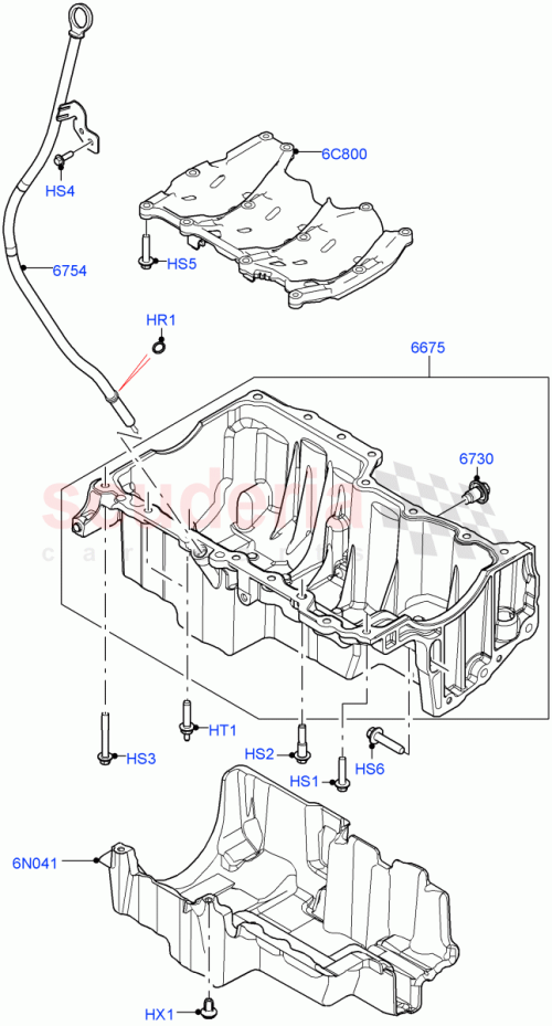 Part Diagram for Land Rover LR073634