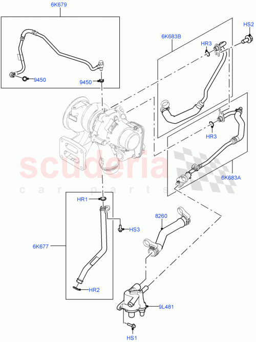 Part Diagram for Land Rover LR136779
