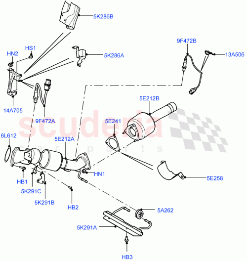 Part Diagram for Land Rover LR067412