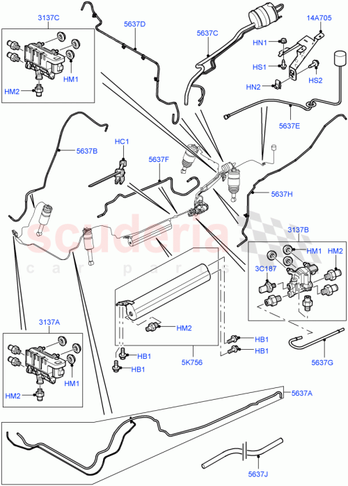 Part Diagram for Land Rover LR050889