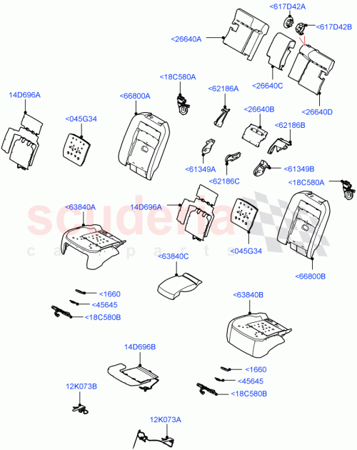 Part Diagram for Land Rover LR110705