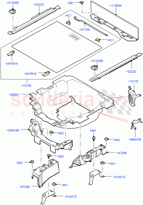 Part Diagram for Land Rover LR038041