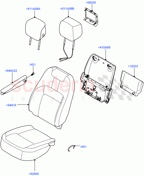 Part Diagram for Land Rover LR100917