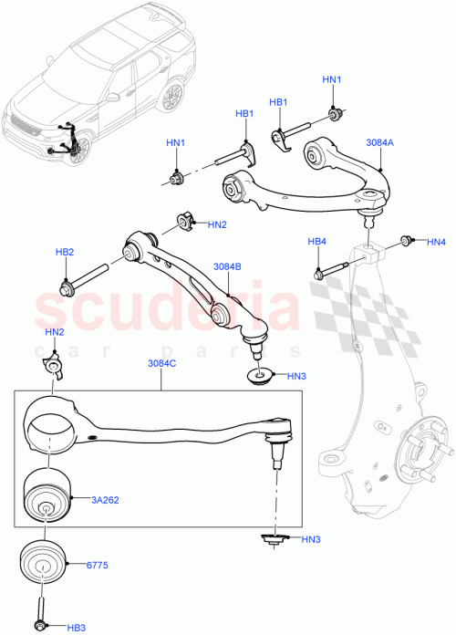 Part Diagram for Land Rover LR084095