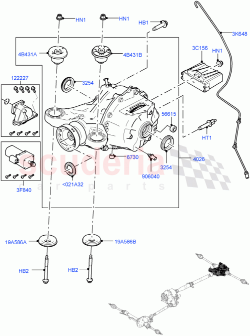 Part Diagram for Land Rover LR052906