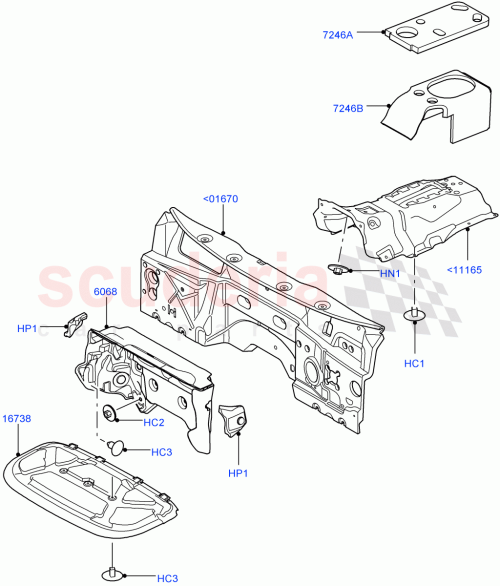 Part Diagram for Land Rover LR020541