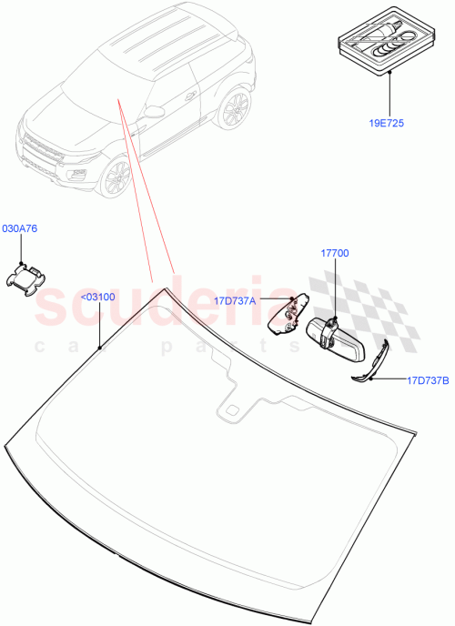 Part Diagram for Land Rover LR021820