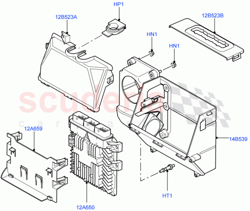 Part Diagram for Land Rover LR015548