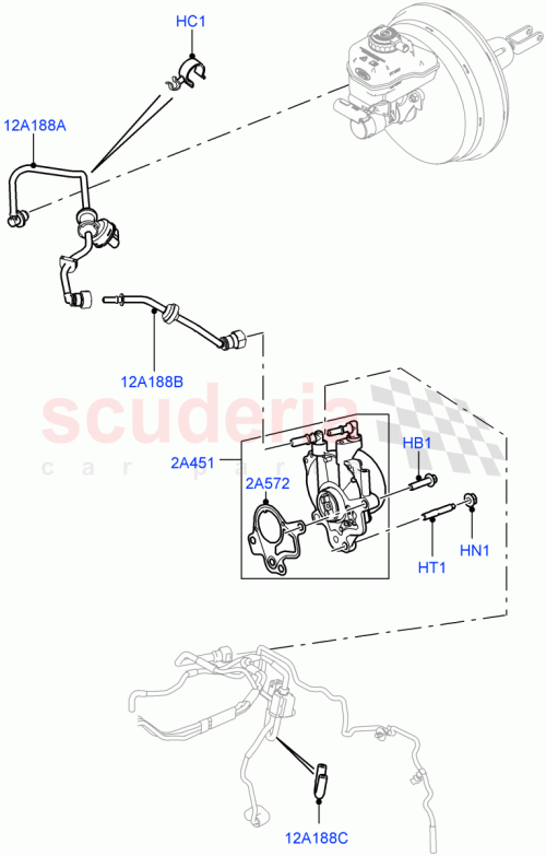 Part Diagram for Land Rover LR006708