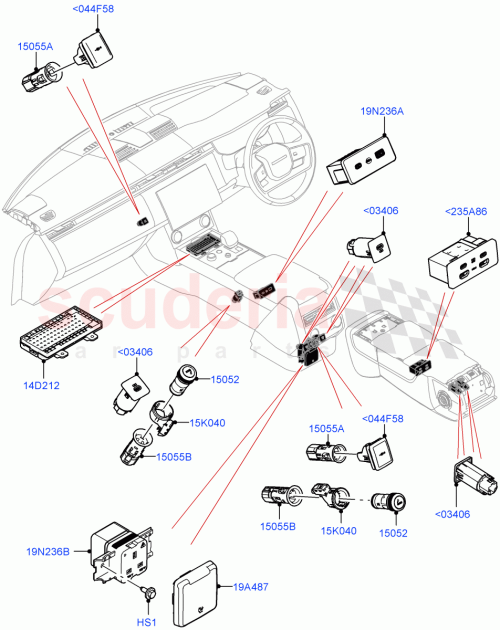 Part Diagram for Land Rover LR144087