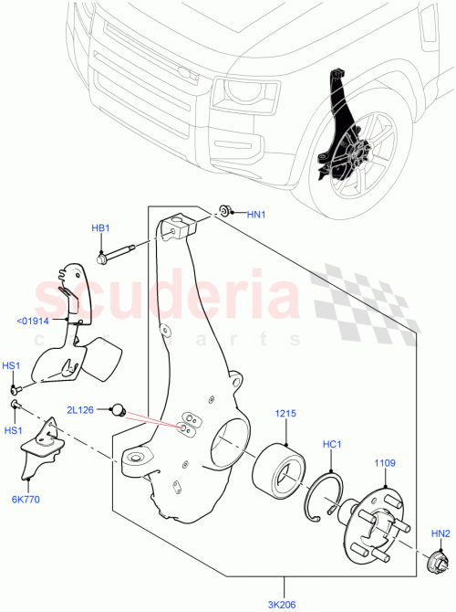 Part Diagram for Land Rover LR130525